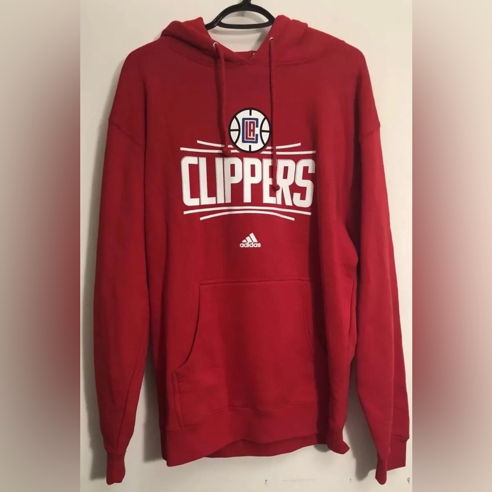 Mens Adidas Fleece Hoodie Size Small Clippers Nba New with tags